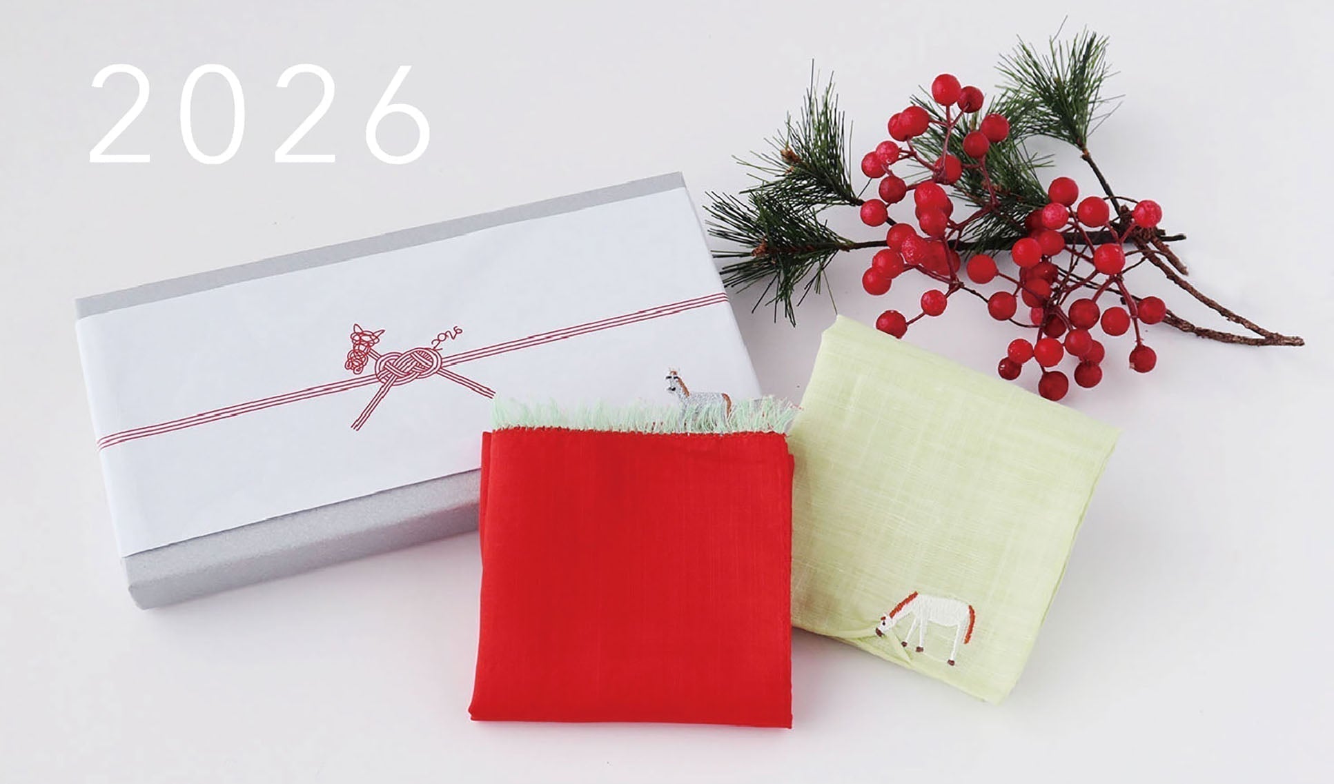 11月5日(水)より、2026年干支モチーフハンカチを発売