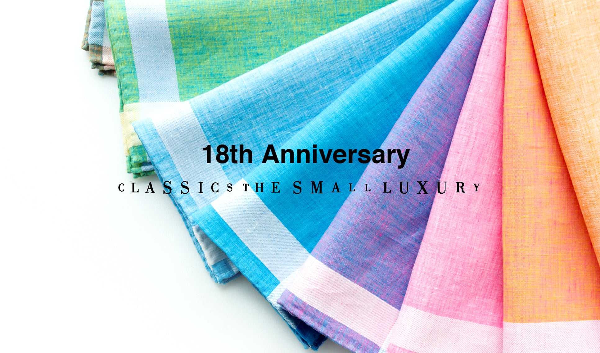4月25日(日)より ブランド18周年を記念してノベルティフェアを開催