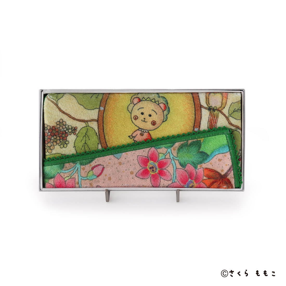 KOJI-COJI, Flower and Bird Microfiber Handkerchief [COJI-COJI