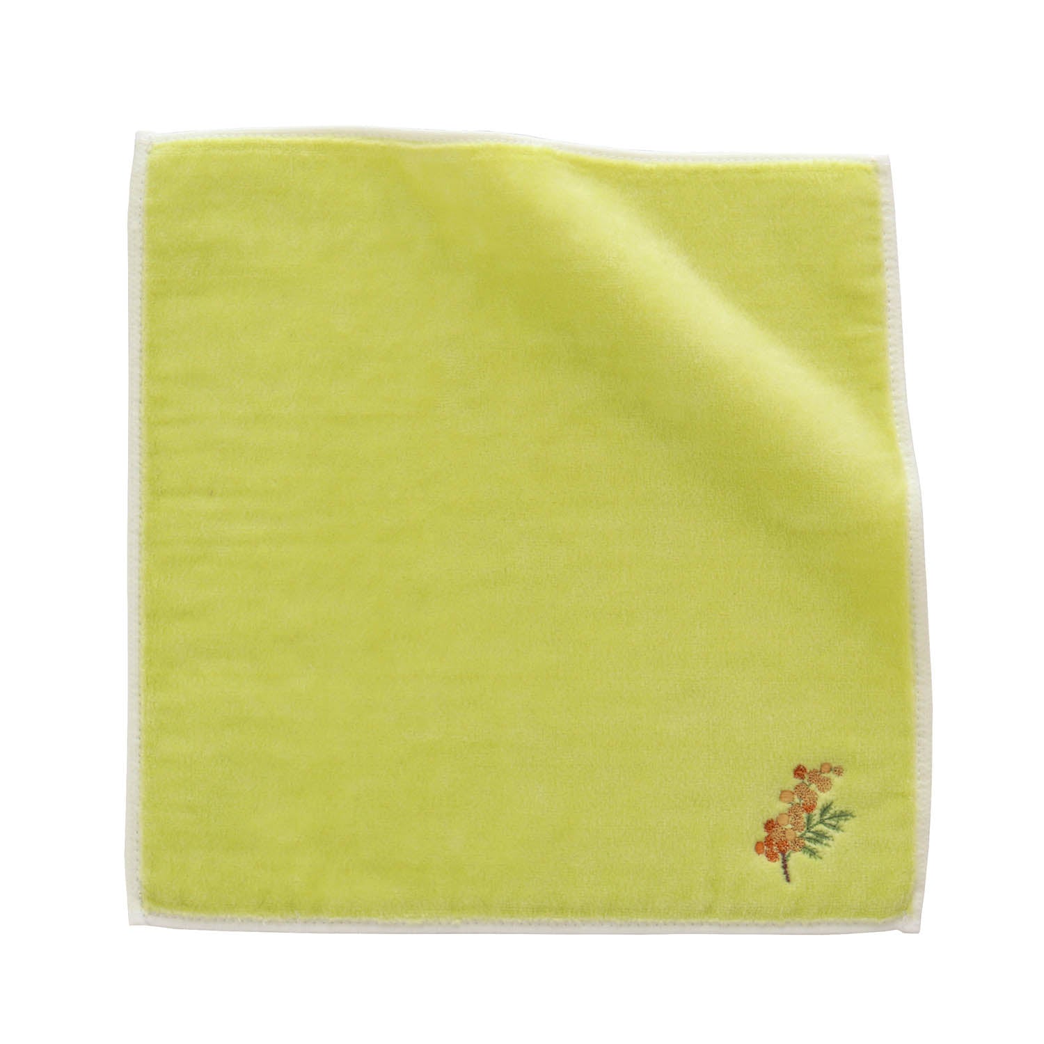ミモザ刺繍入り SICタオル