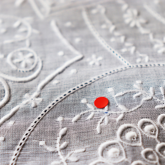 訳ありー 汕頭手刺繍 ハンカチーフ ー 21-0008