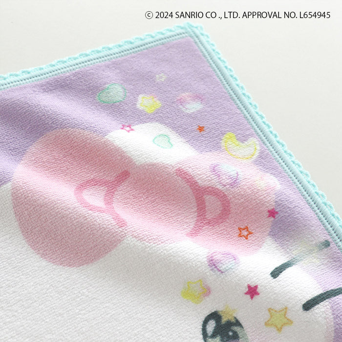 Hello Kitty50周年 マイクロファイバーハンカチPurple