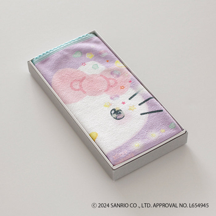 Hello Kitty50周年 マイクロファイバーハンカチPurple