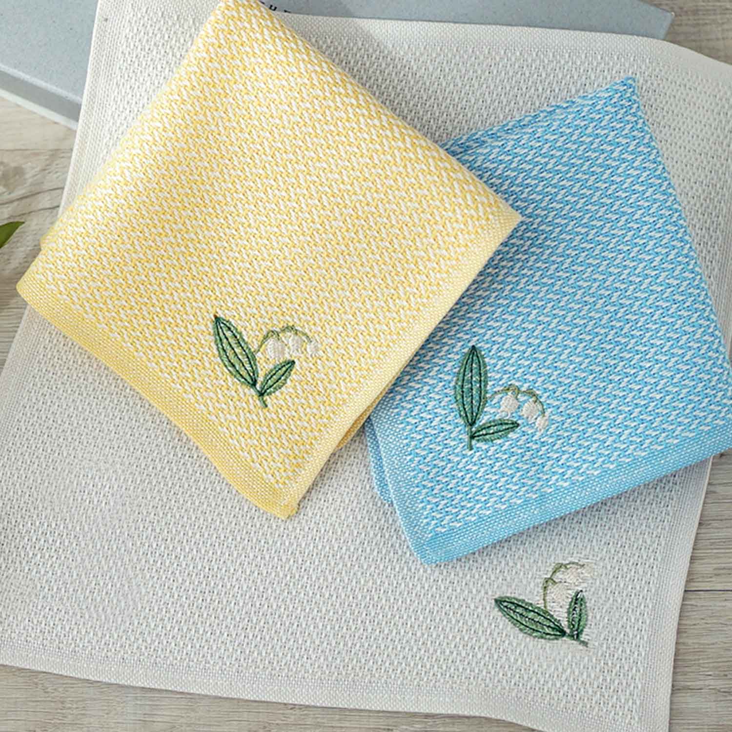 Suzuran embroidered handkerchief mico Type A