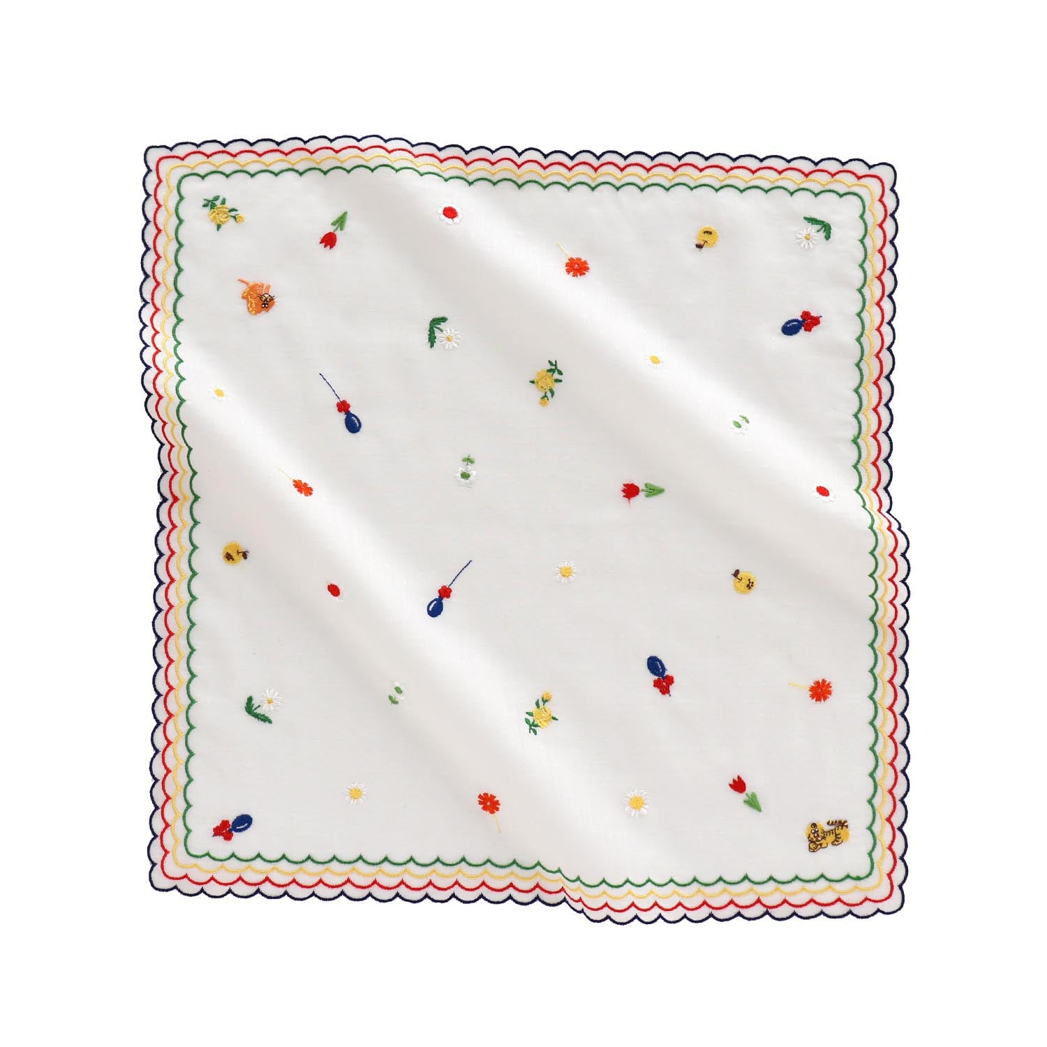 Adelia Retro Collaboration Handkerchief Pattern Embroidery