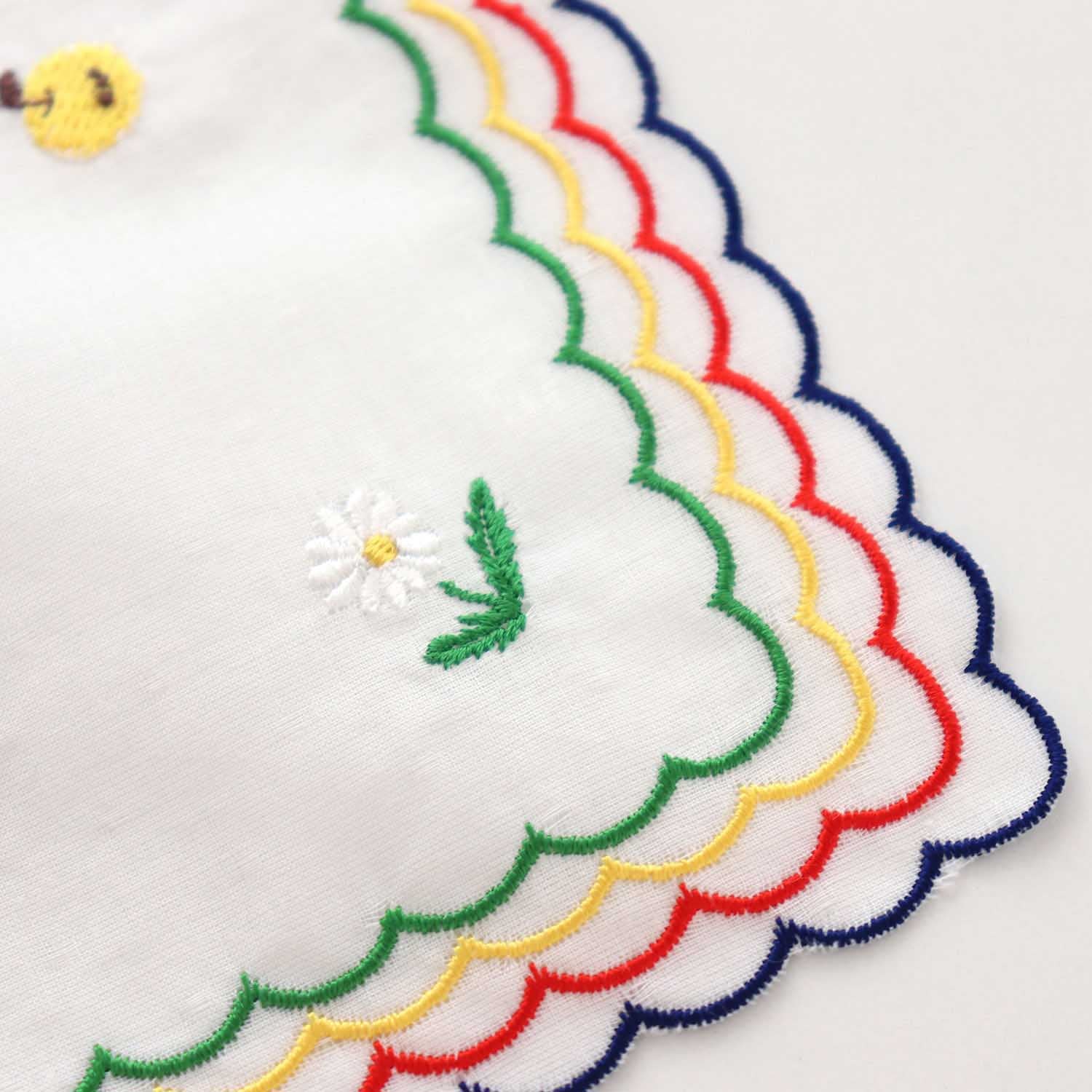 Adelia Retro Collaboration Handkerchief Pattern Embroidery