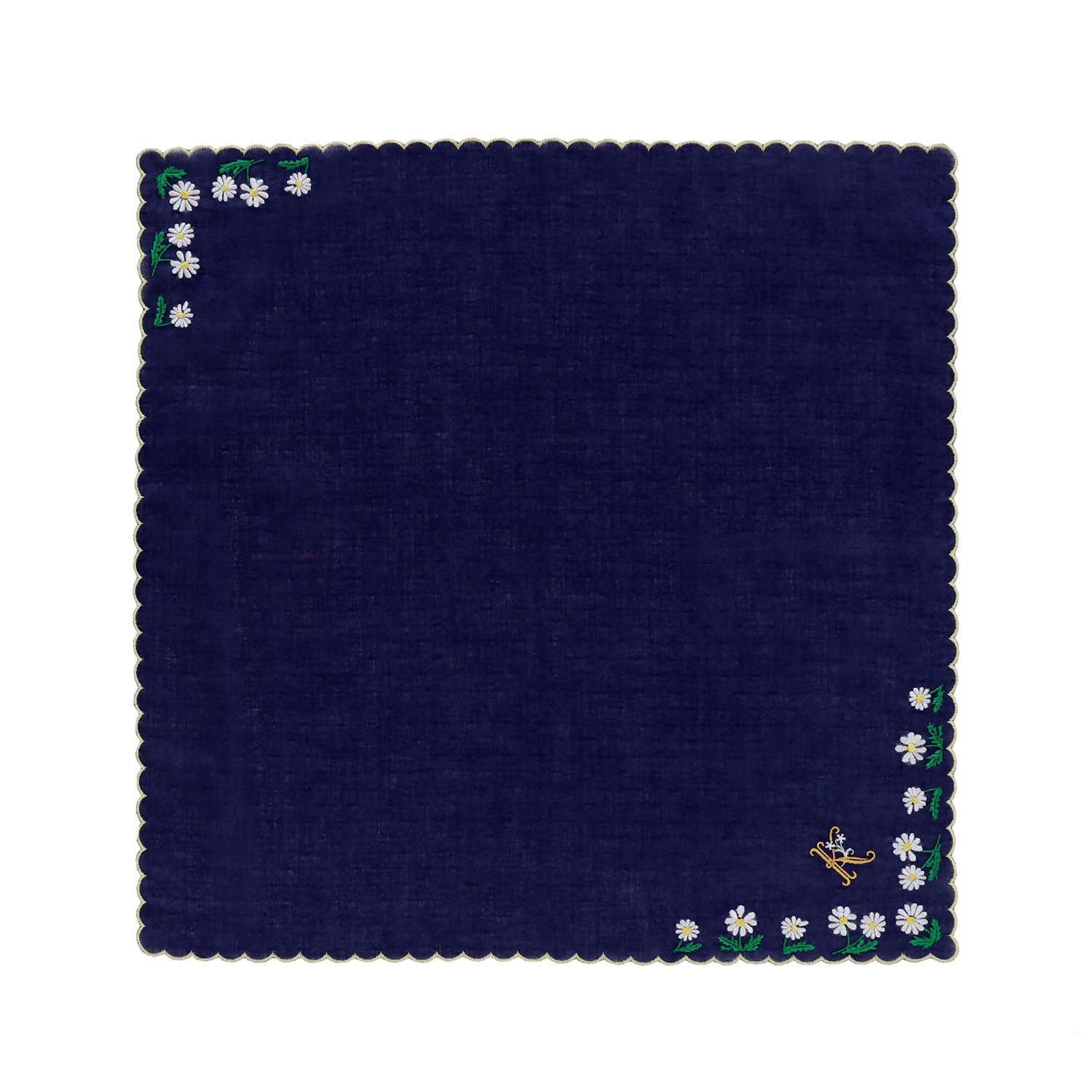 Adelia Retro Collaboration Handkerchief Wild Embroidery