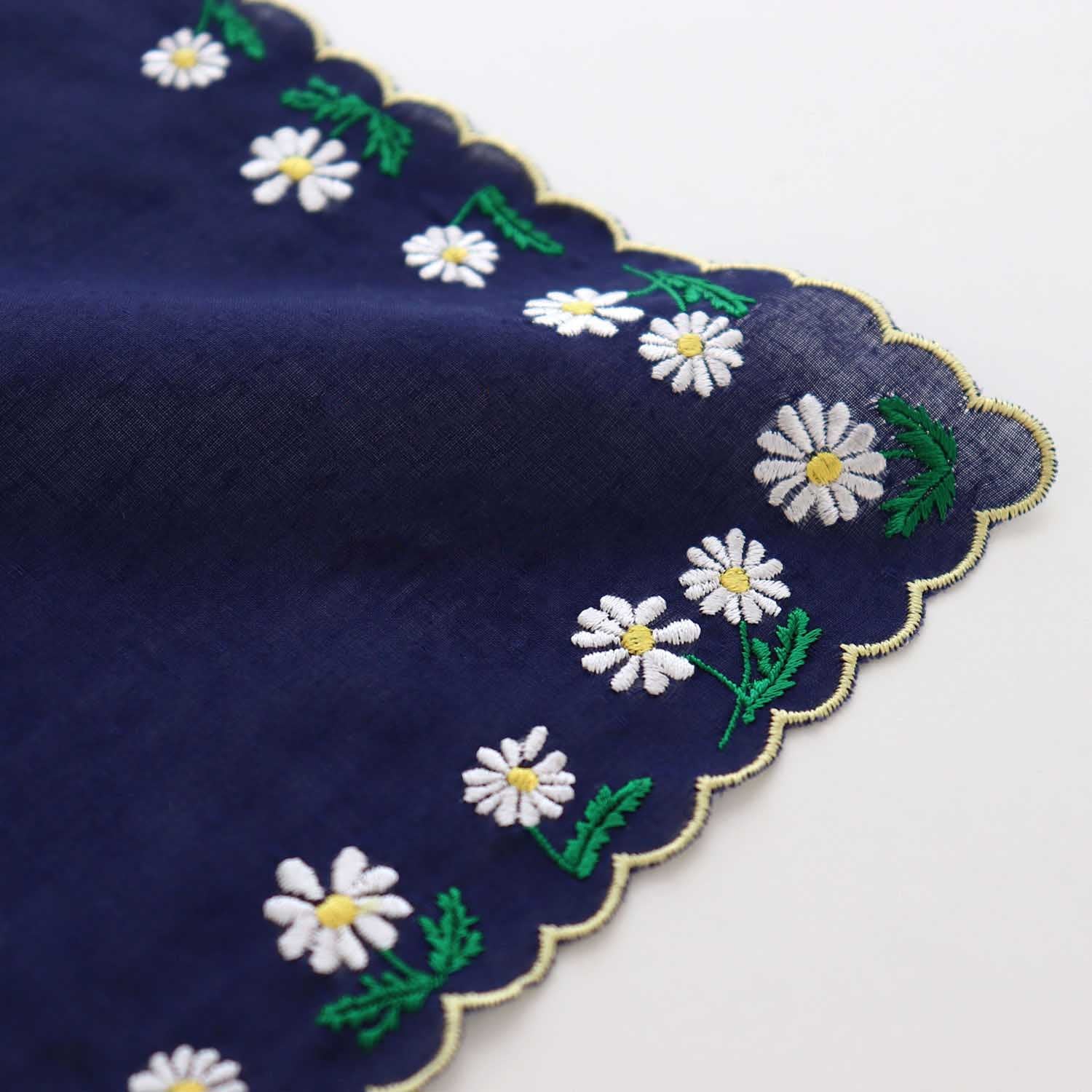 Adelia Retro Collaboration Handkerchief Wild Embroidery