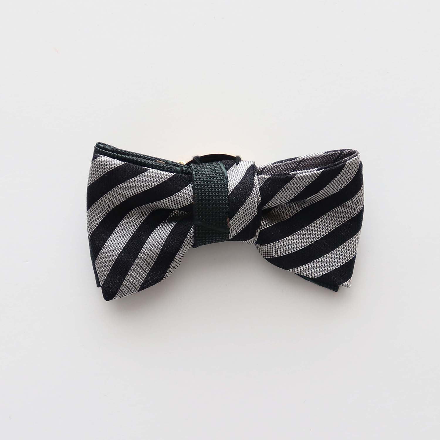 re-edit bow tie clip paisley (white)