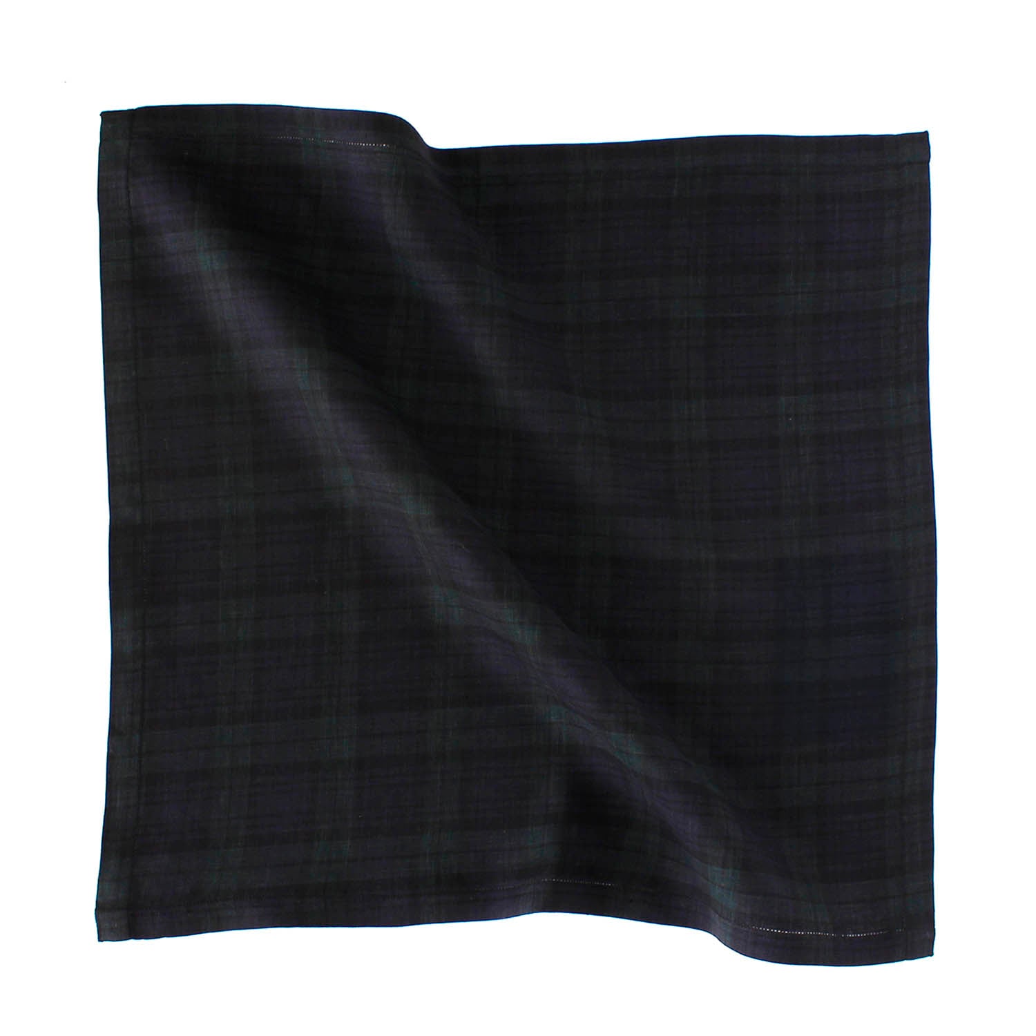 Black Watch 150 リネン ハンカチ 45cm