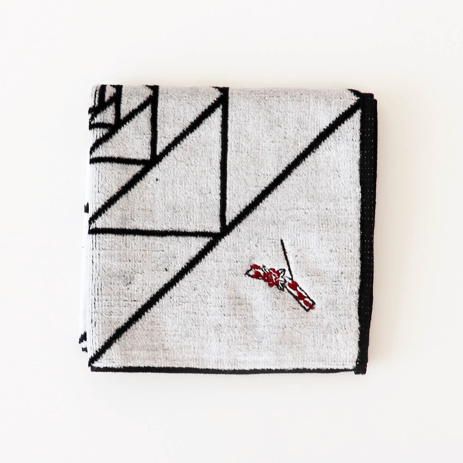 イニシャル刺繍が選べる! SIC タオルハンカチ KIKA【海島綿(シーアイランドコットン)】