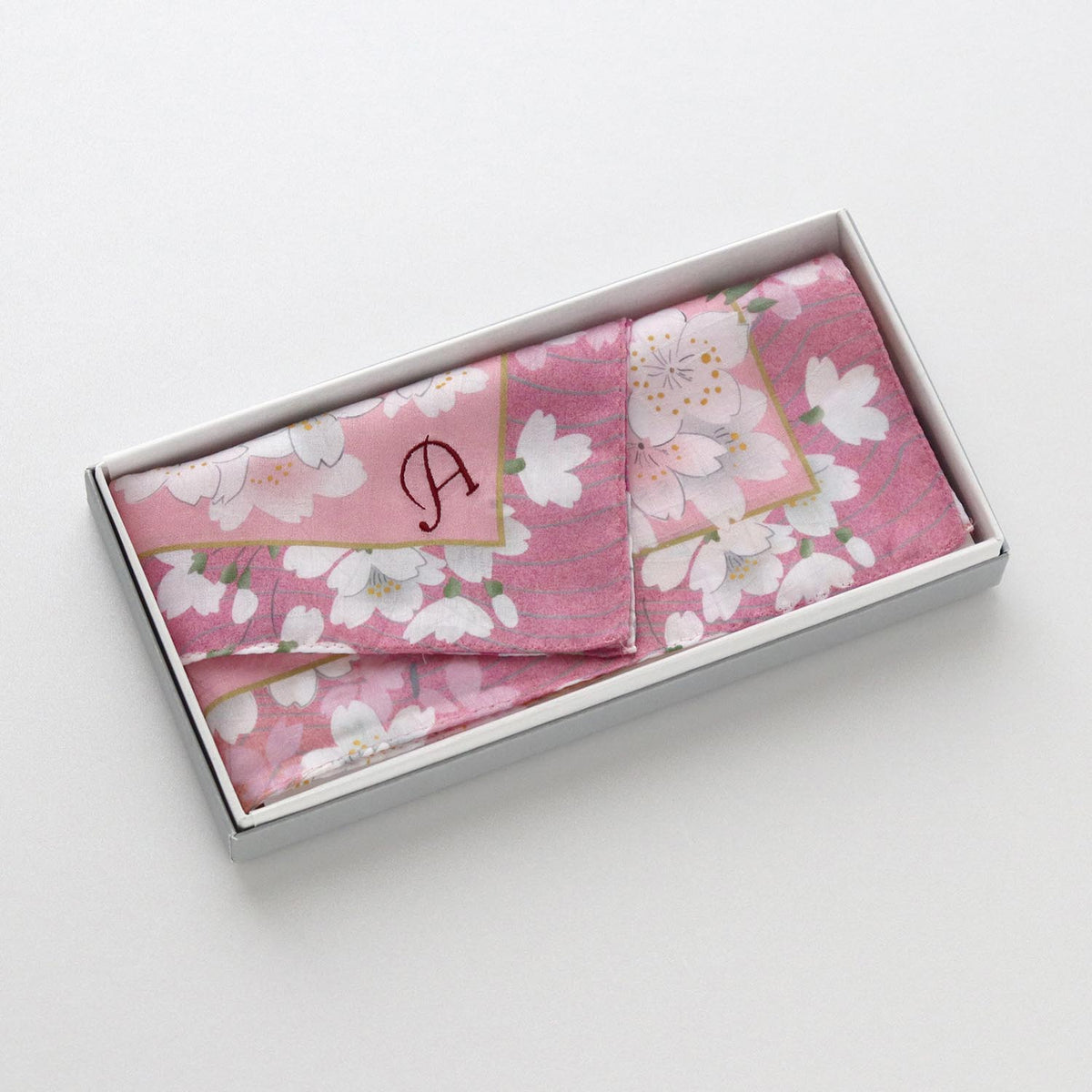 宇野千代コラボハンカチ 桜 プリント