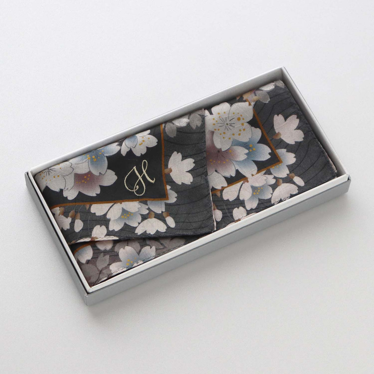 宇野千代コラボハンカチ 桜 プリント