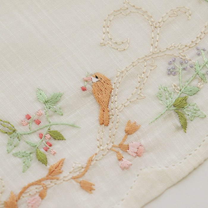 ベトナム手刺繍 小鳥のさえずり