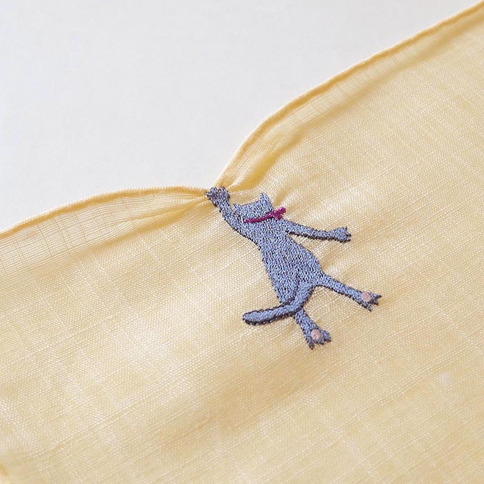 HIKKOMI Handkerchief cat nuance color [HIKKOMIseries】