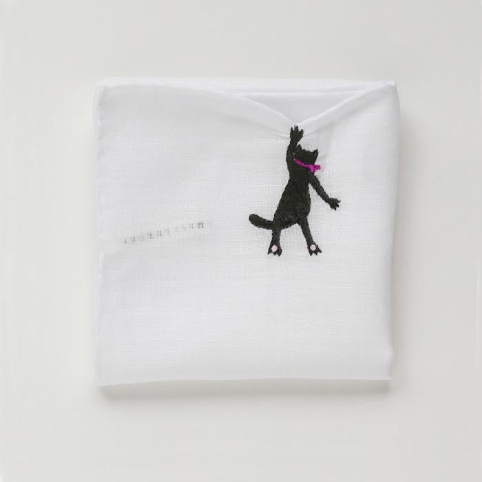 HIKKOMI Handkerchief cat nuance color [HIKKOMIseries】