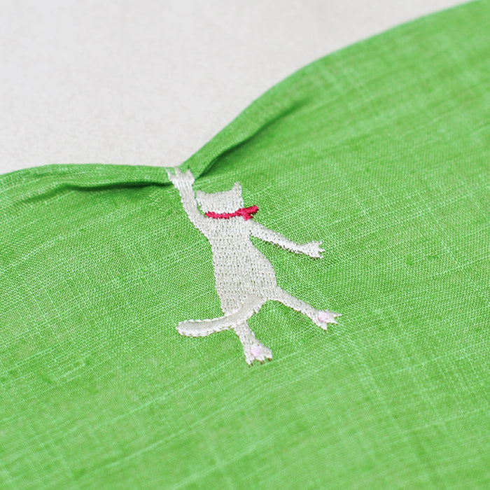 HIKKOMI Handkerchief, cat, vivid color [HIKKOMIseries】