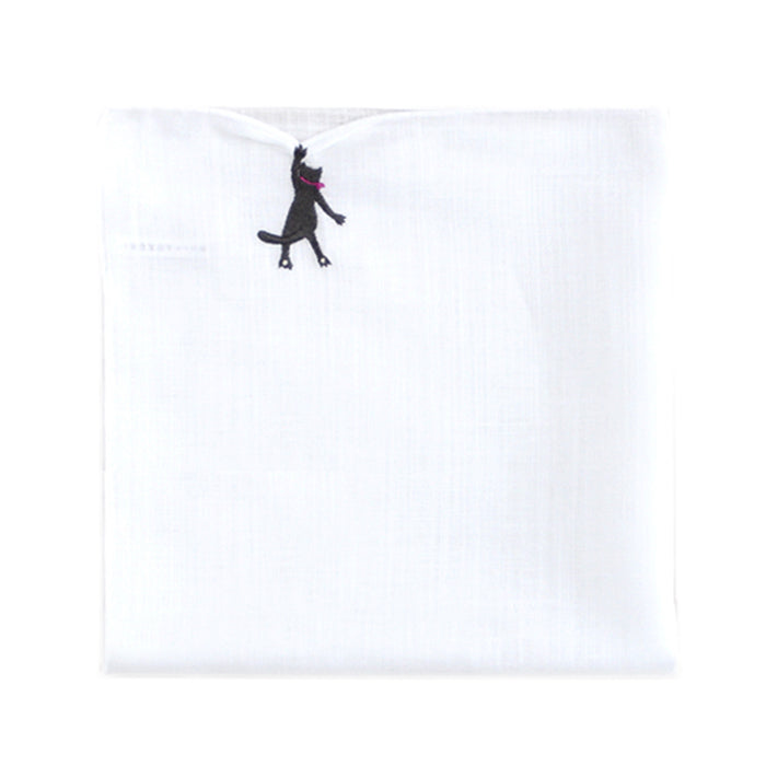 HIKKOMI Handkerchief, cat, vivid color [HIKKOMIseries】