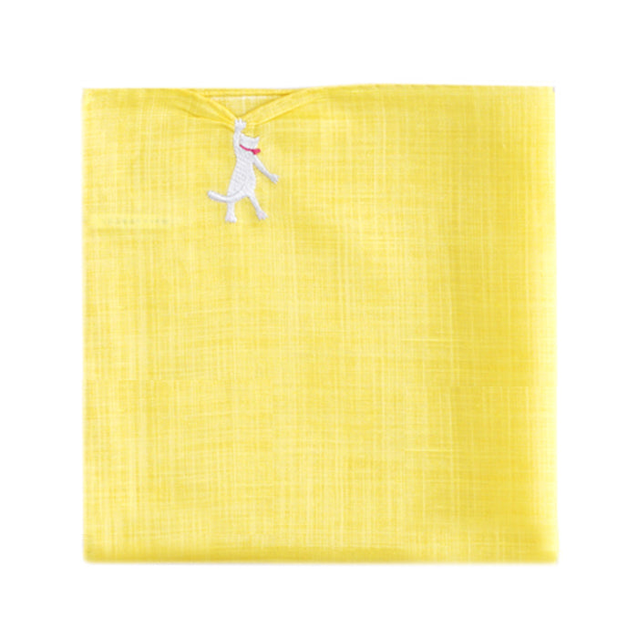 HIKKOMI Handkerchief, cat, vivid color [HIKKOMIseries】