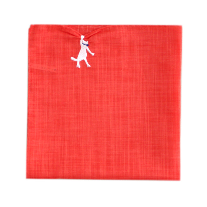 HIKKOMI Handkerchief, cat, vivid color [HIKKOMIseries】