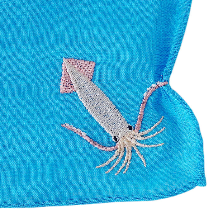 HIKKOMI Handkerchief deep sea world Giant squid [Hiccup Series