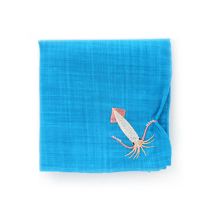 HIKKOMI Handkerchief deep sea world Giant squid [Hiccup Series