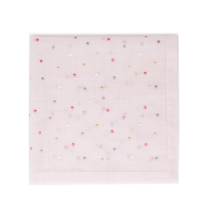 Vietnamese Hand Embroidery Colorful Dots