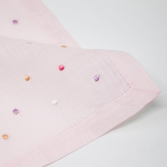 Vietnamese Hand Embroidery Colorful Dots