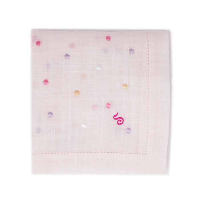 Vietnamese Hand Embroidery Colorful Dots