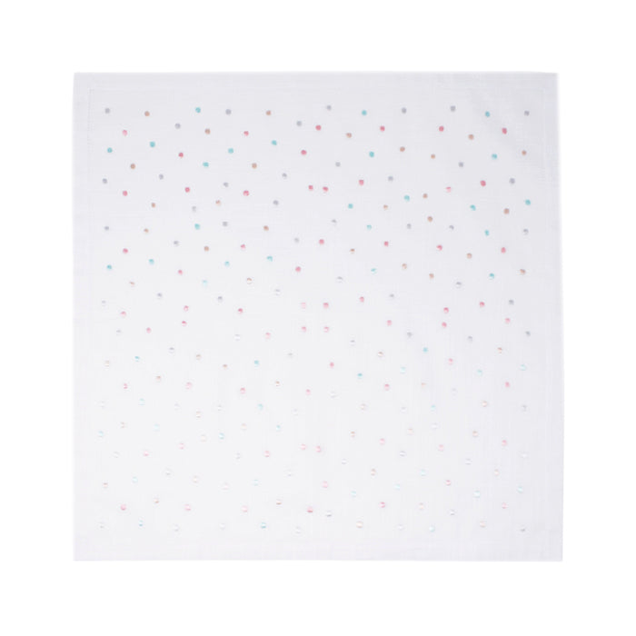 Vietnamese Hand Embroidery Colorful Dots