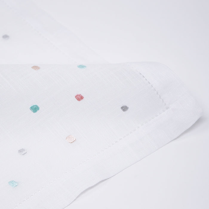 Vietnamese Hand Embroidery Colorful Dots