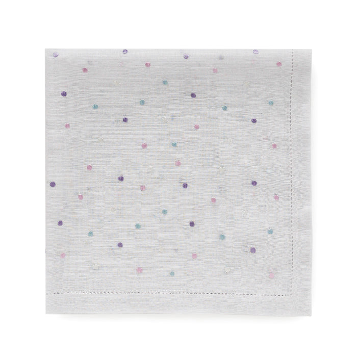 Vietnamese Hand Embroidery Colorful Dots