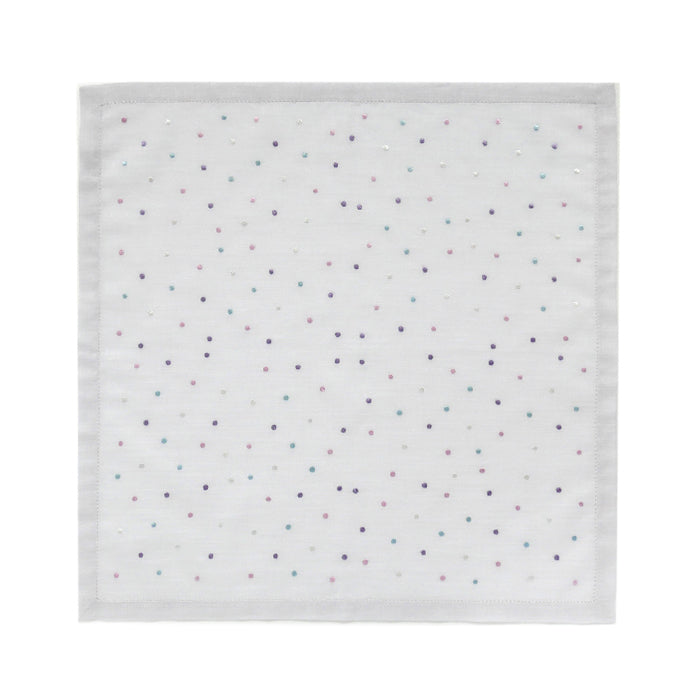 Vietnamese Hand Embroidery Colorful Dots