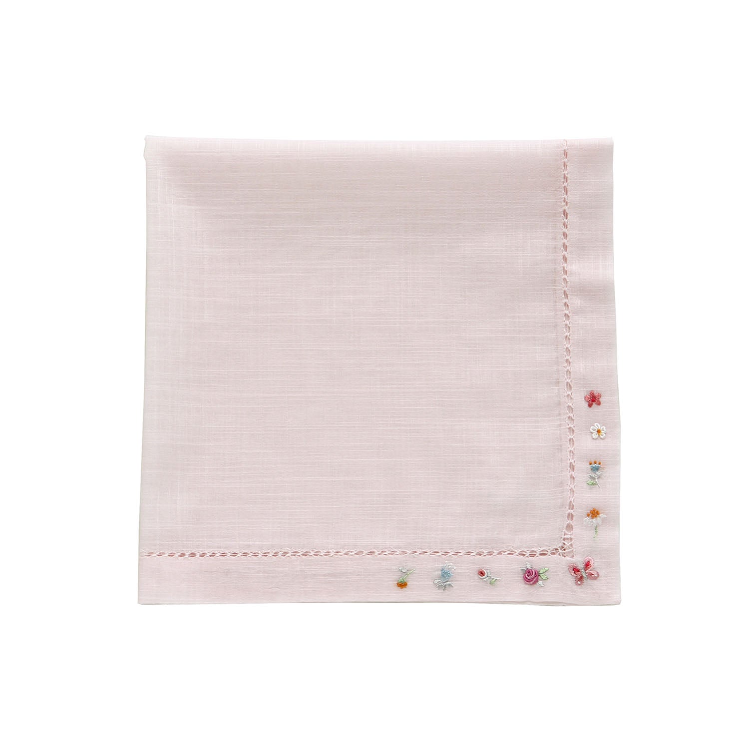 ベトナム手刺繍 ハンカチ small lucky motif