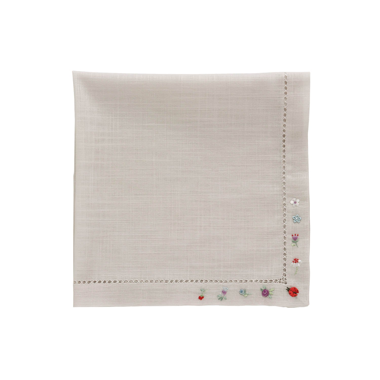 ベトナム手刺繍 ハンカチ small lucky motif