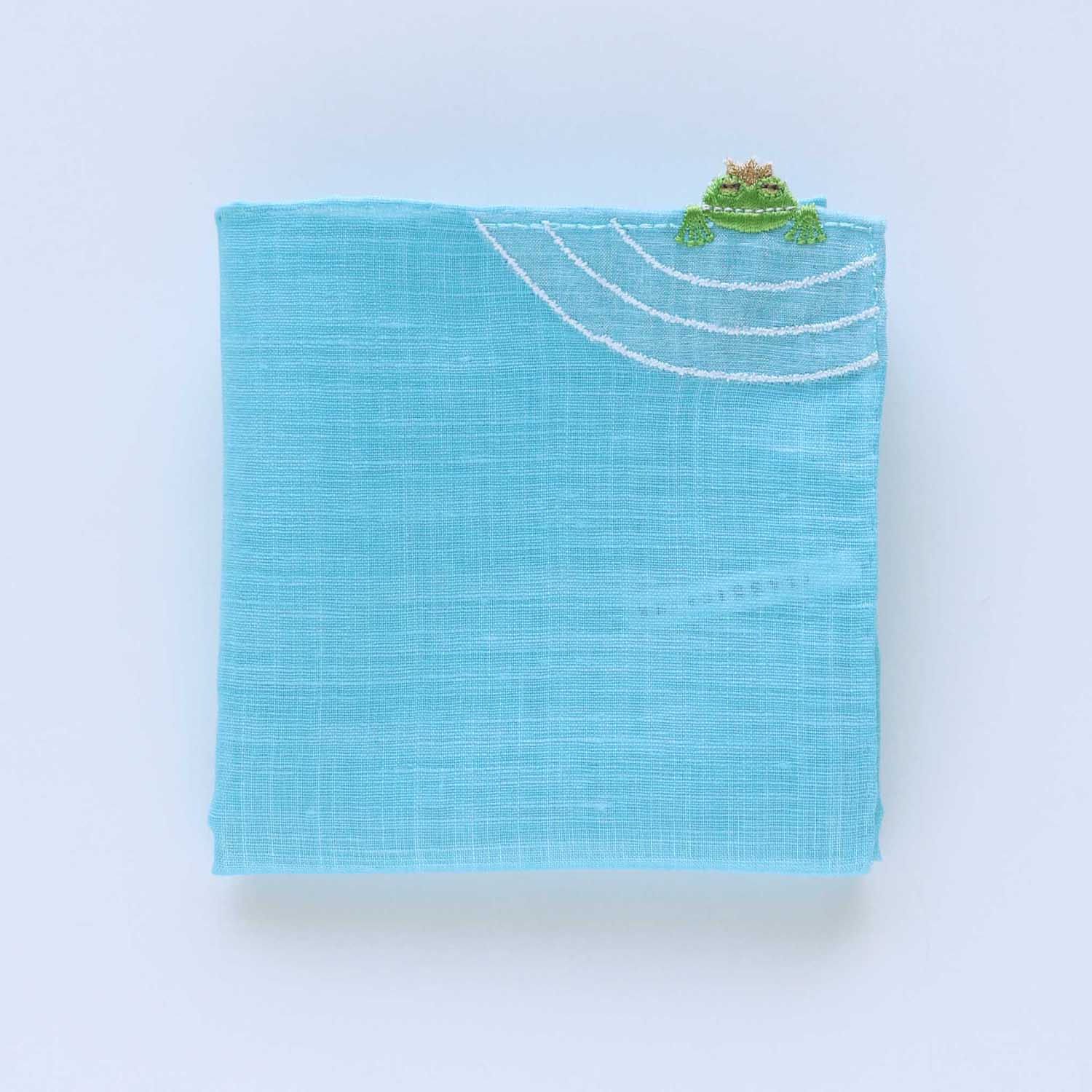 HIKKOMI King of Frogs Handkerchief [HIKKOMIseries】