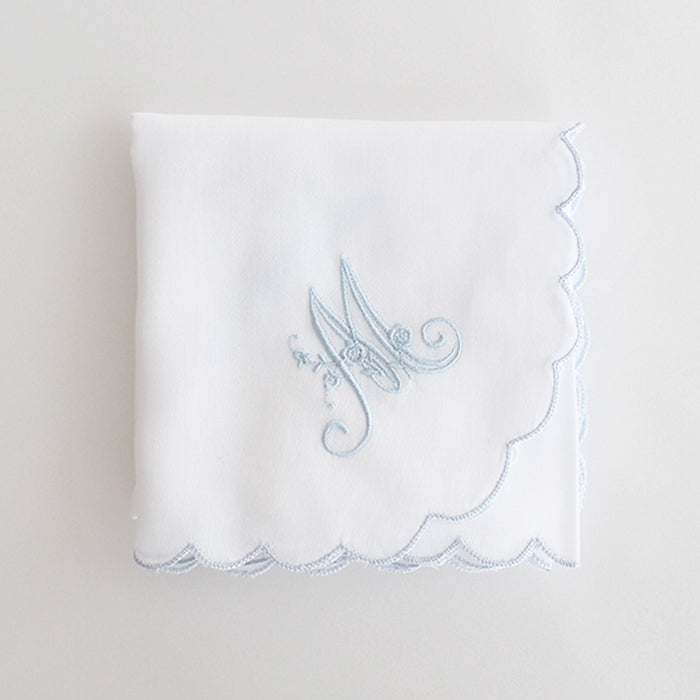 ベトナム手刺繍 White Dress【ブライダル ハンカチ】
