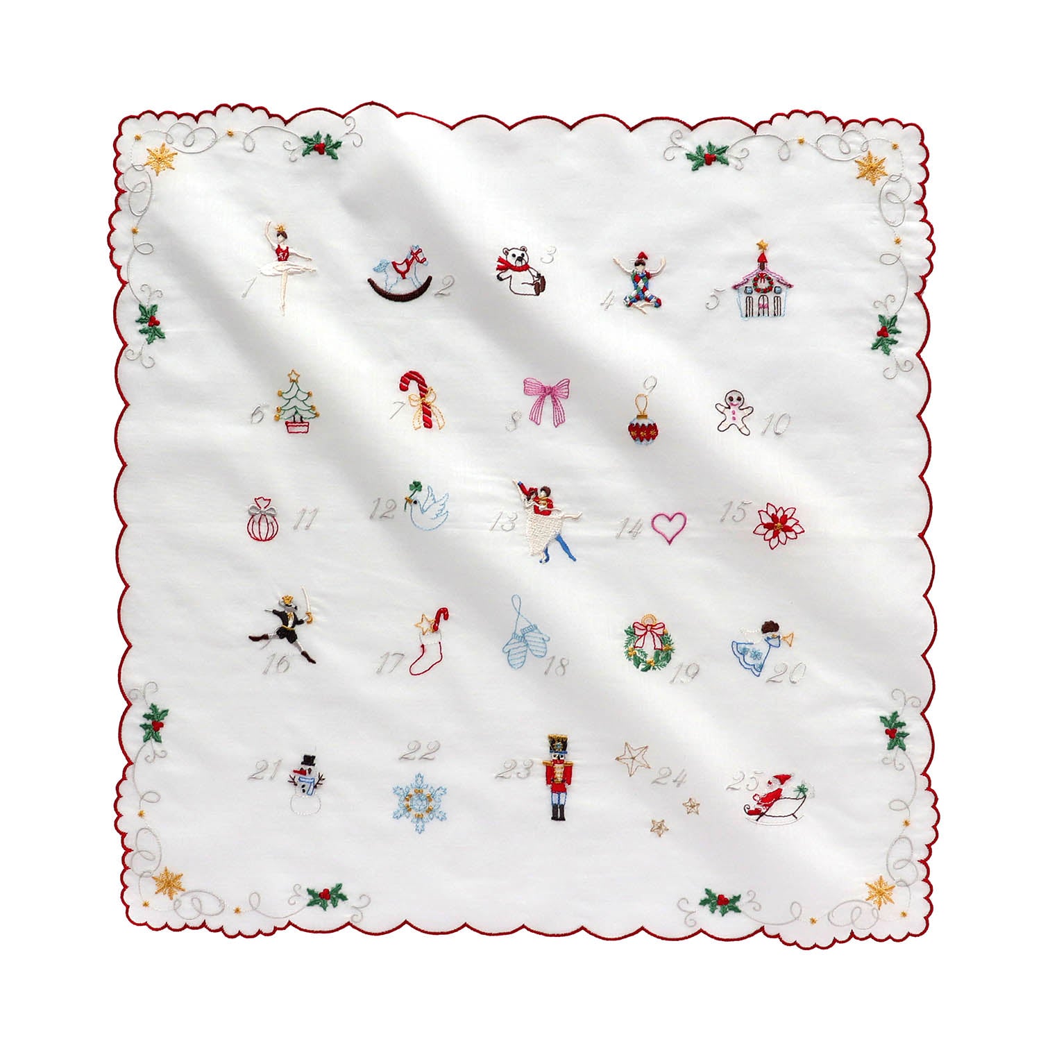 アドベントカレンダー エンブハンカチ