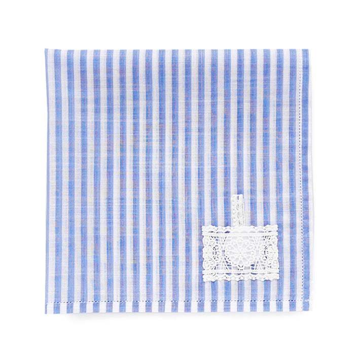 You can choose the initial embroidery! Sachet handkerchief