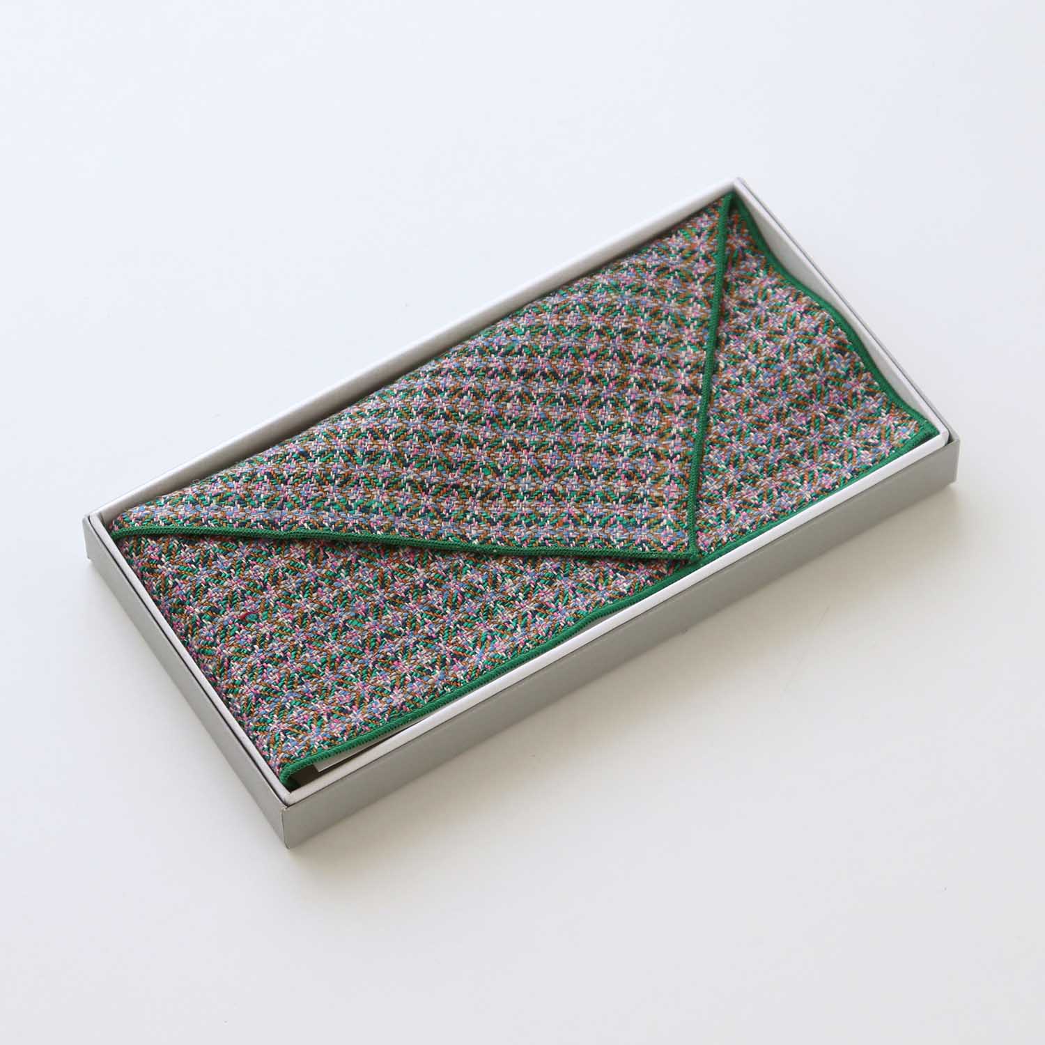 Hemp handkerchief, mosaic