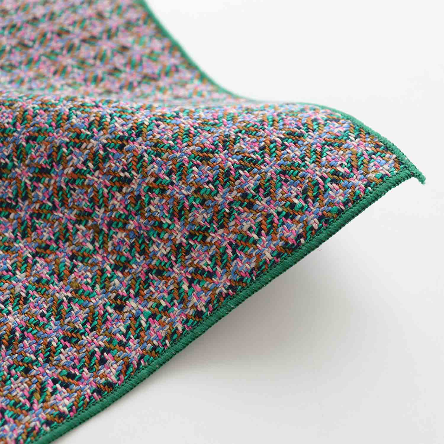 Hemp handkerchief, mosaic