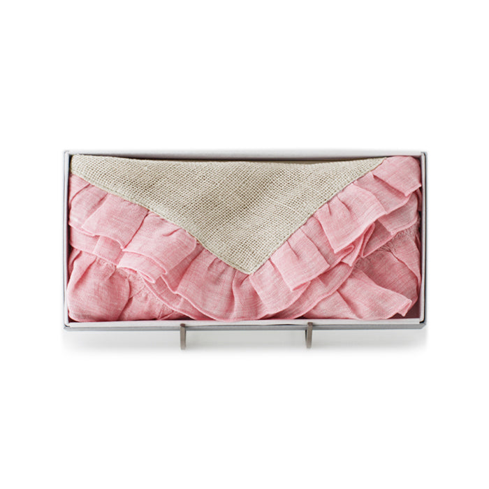 Hemp gauze linen ruffle