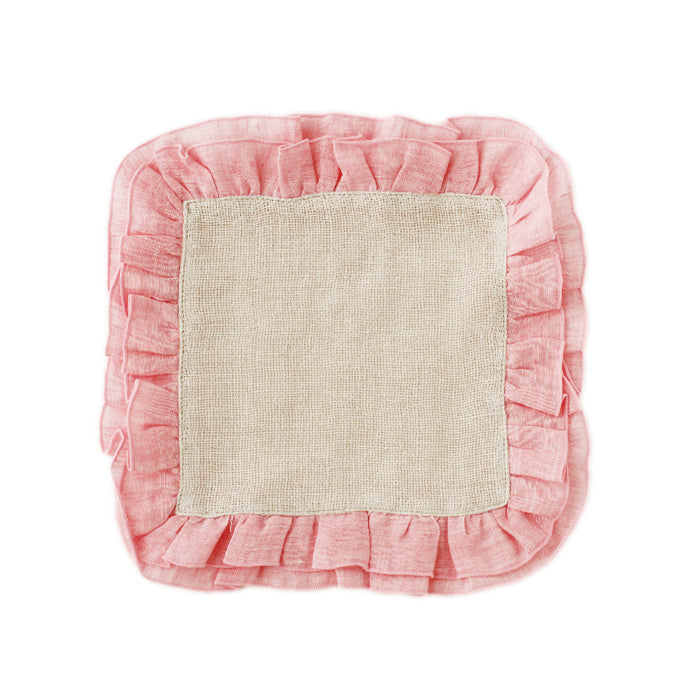 Hemp gauze linen ruffle