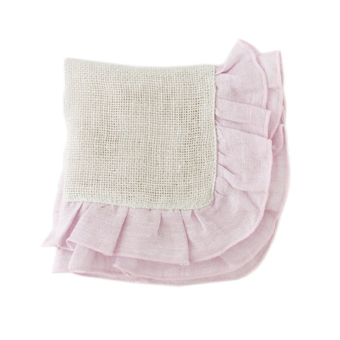 Hemp gauze linen ruffle