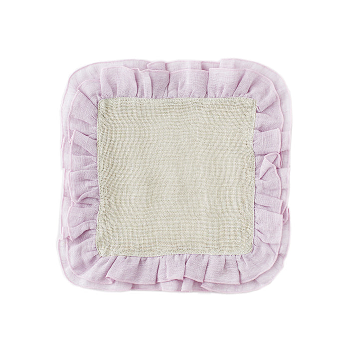 Hemp gauze linen ruffle