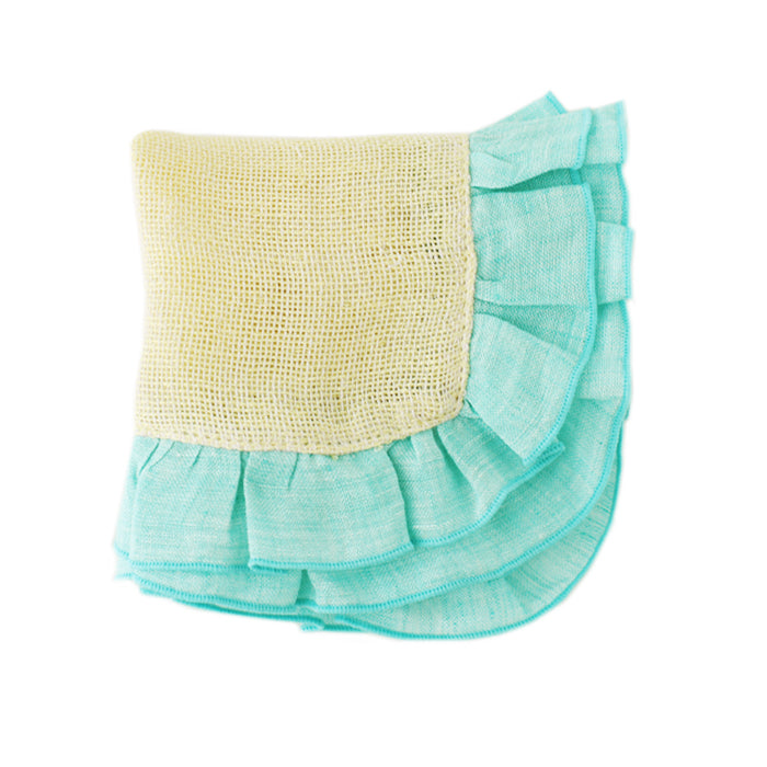 Hemp gauze linen ruffle