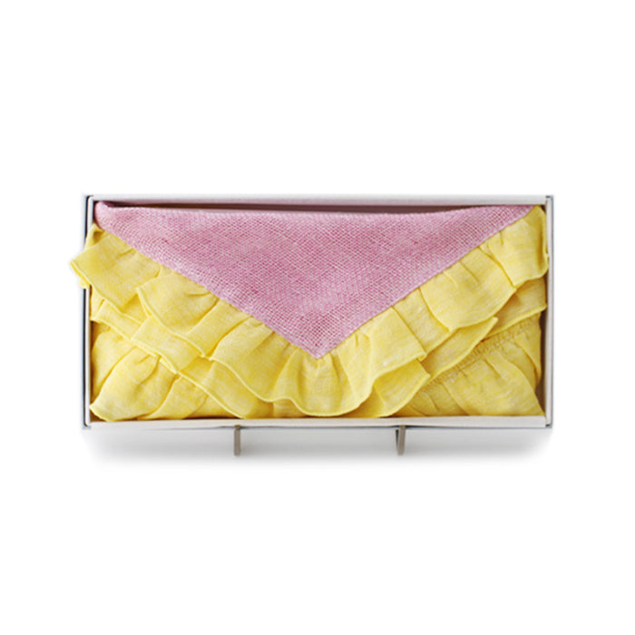 Hemp gauze linen ruffle