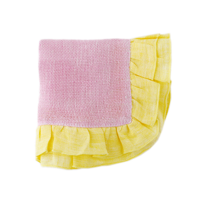 Hemp gauze linen ruffle