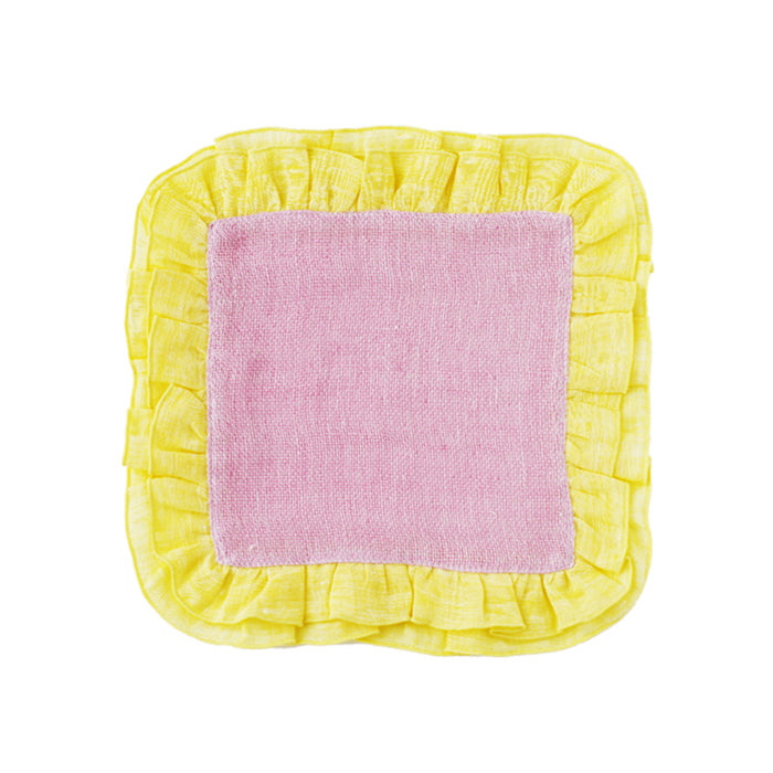 Hemp gauze linen ruffle