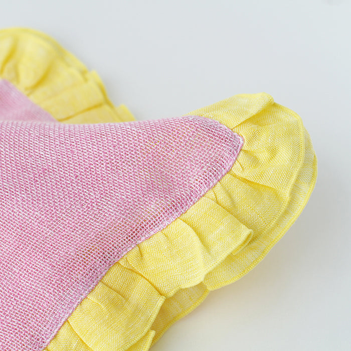 Hemp gauze linen ruffle